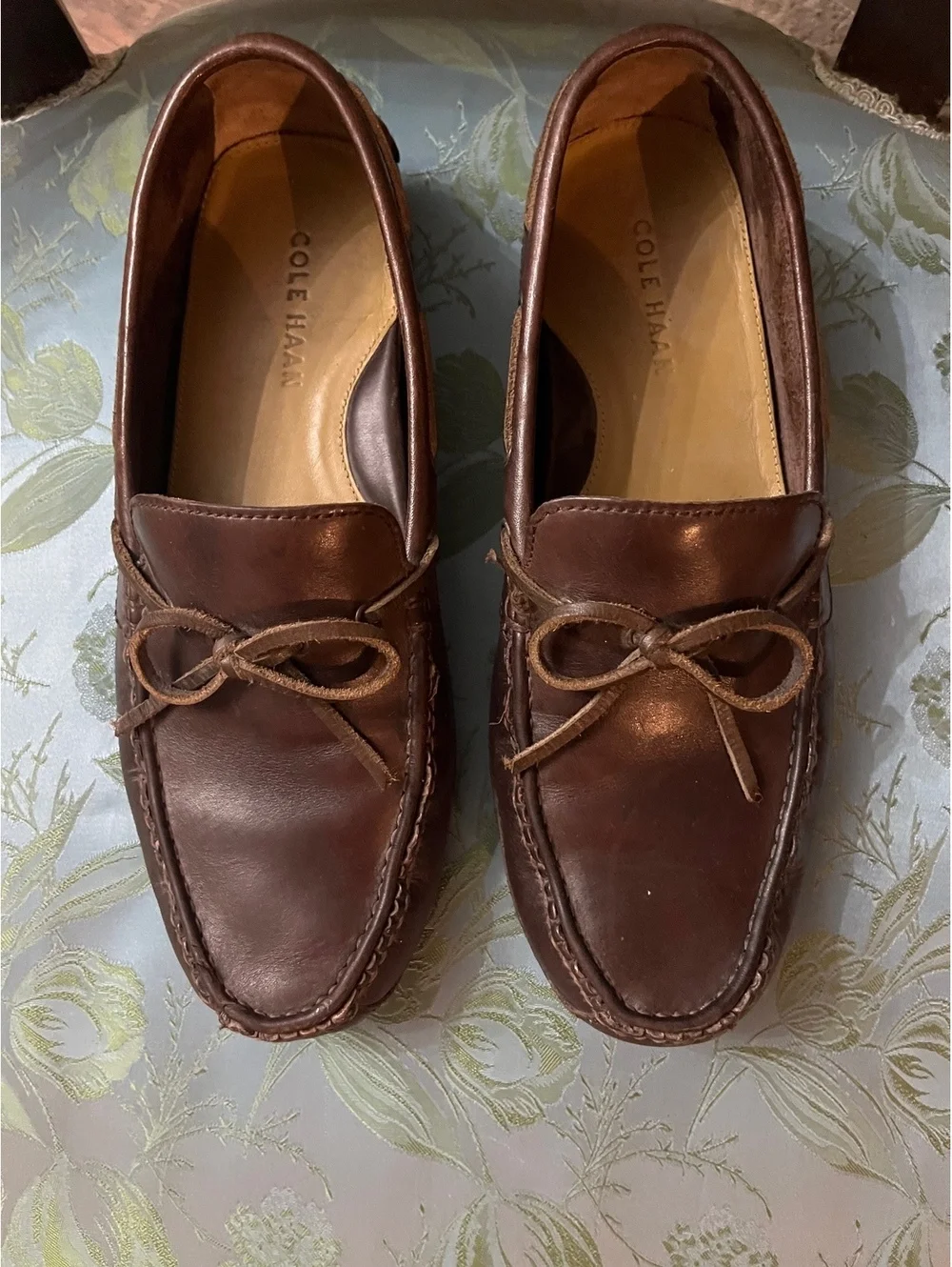 Cole Haan Brown Leather Driving Loafers